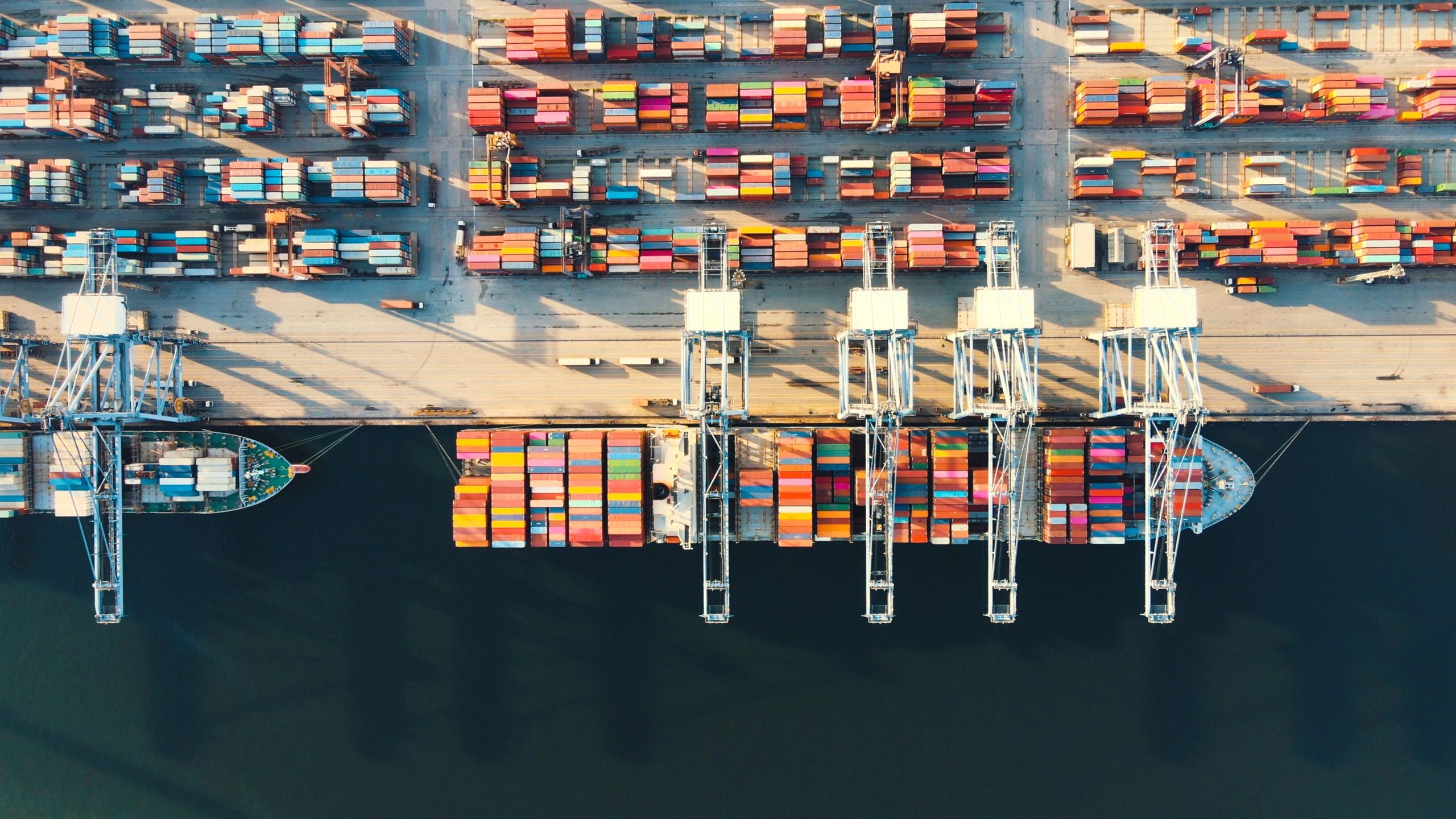 business shipping container port